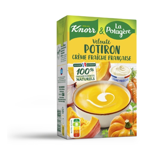 Soupe Velouté Potiron Crème Fraîche KNORR & LA POTAGERE