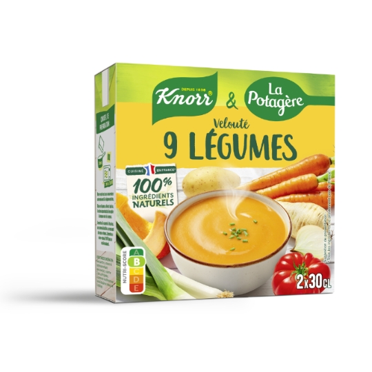 Soupe Vélouté 9 Légumes KNORR & LA POTAGERE