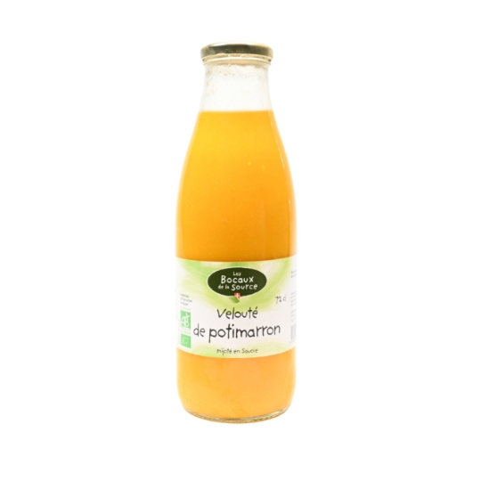 Soupe Velouté de Potimarron Bio LES BOCAUX DE LA SOURCE