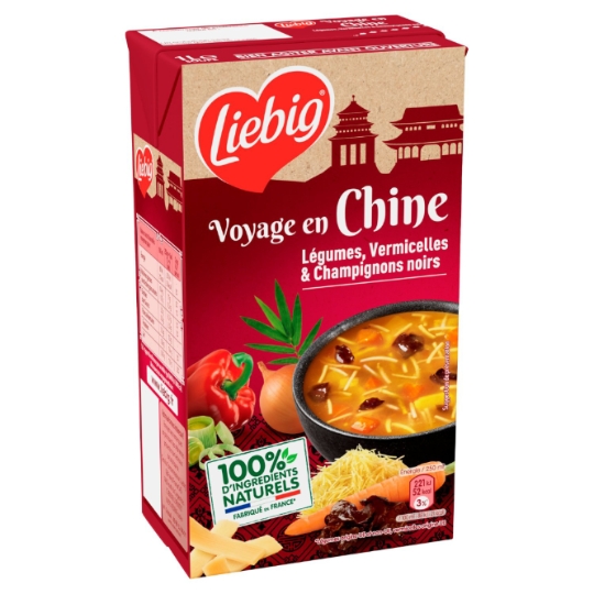 Soupe Velouté Légumes Vermicelles Champignons Noirs LIEBIG
