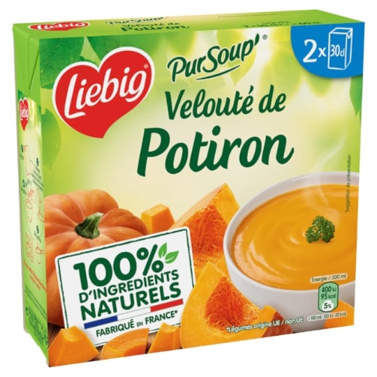 Soupe Velouté Potiron Crème LIEBIG