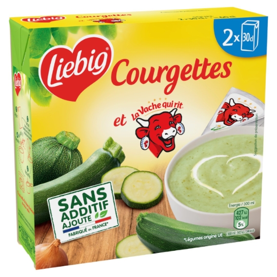 Soupe Velouté Courgettes Vache Qui Rit LIEBIG