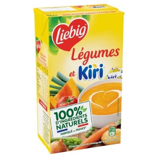 Soupe Velouté Légumes et Kiri LIEBIG