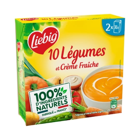 Soupe Velouté 10 Légumes Crème Fraîche LIEBIG