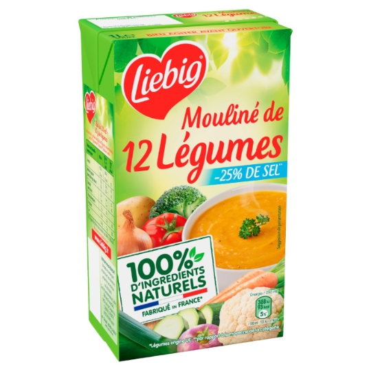 Soupe Mouliné 12 Légumes -25% de Sel LIEBIG