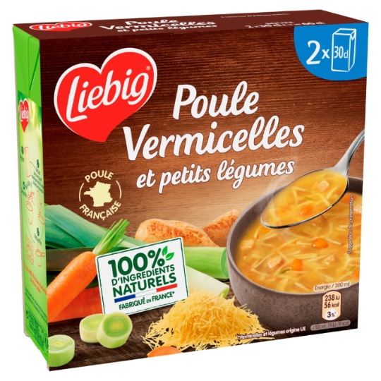 Soupe Bouillon Poule, Vermicelles et Petits Légumes LIEBIG