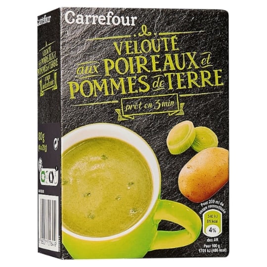 Soupe Déshydratée Poireaux Pommes de Terre CARREFOUR