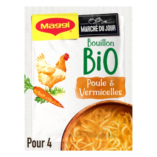 Soupe Déshydratée Poule Vermicelles Carotte Bio MAGGI