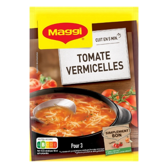 Soupe Déshydratée Tomates Vermicelles Blé Bio MAGGI