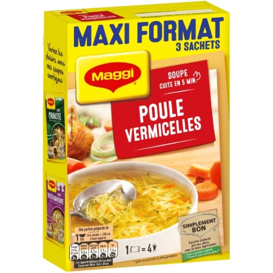 Soupe Déshydratée Poule Vermicelles Carottes MAGGI