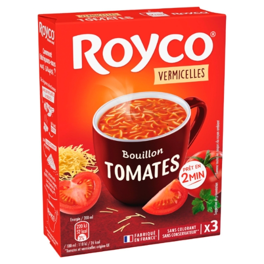 Soupe Déshydratée Tomate Vermicelles Poulet ROYCO