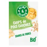 Chips de Pois Chiches Bio ALINE & OLIVIER