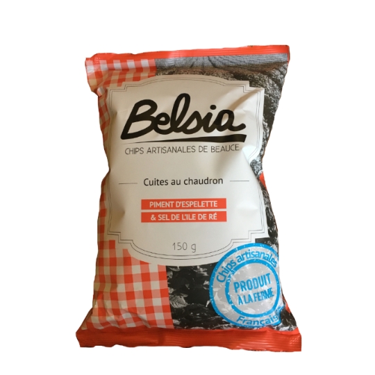 Chips piment Espelette/sel sans gluten BELSIA