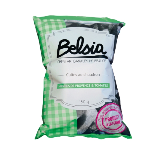 Chips artisanales de Beauce Herbe de Provence & Tomates BELSIA
