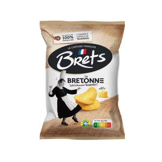 Chips saveur beurre salé BRETS
