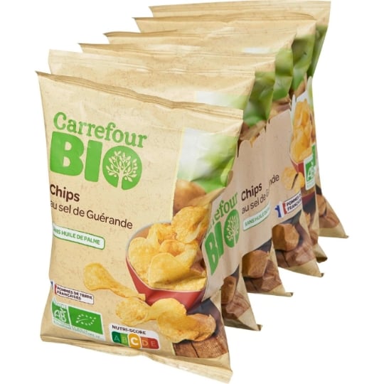 Chips  au sel de Guérande Bio CARREFOUR BIO