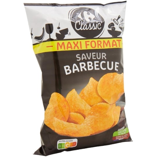 Chips saveur barbecue CARREFOUR CLASSIC'