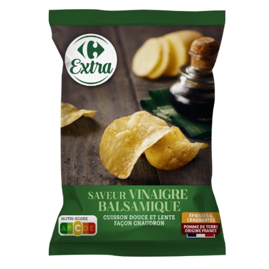 Chips saveur vinaigre balsamique CARREFOUR EXTRA