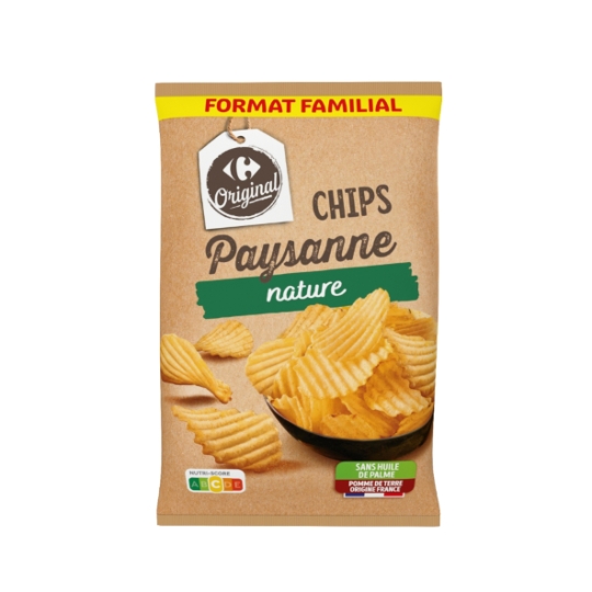Chips Nature Recette Paysanne CARREFOUR ORIGINAL