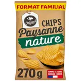 Chips Nature Recette Paysanne CARREFOUR ORIGINAL