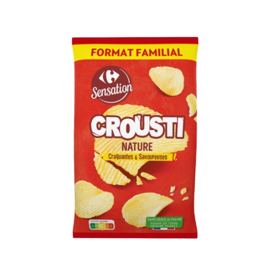 Chips Crousti nature CARREFOUR SENSATION