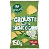 Chips Saveur Crème Oignon Crousti CARREFOUR SENSATION