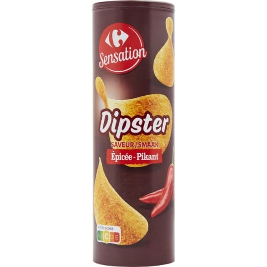 Chips tuiles épicées CARREFOUR SENSATION