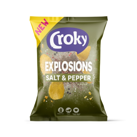 Chips explosions sel et poivre CROKY