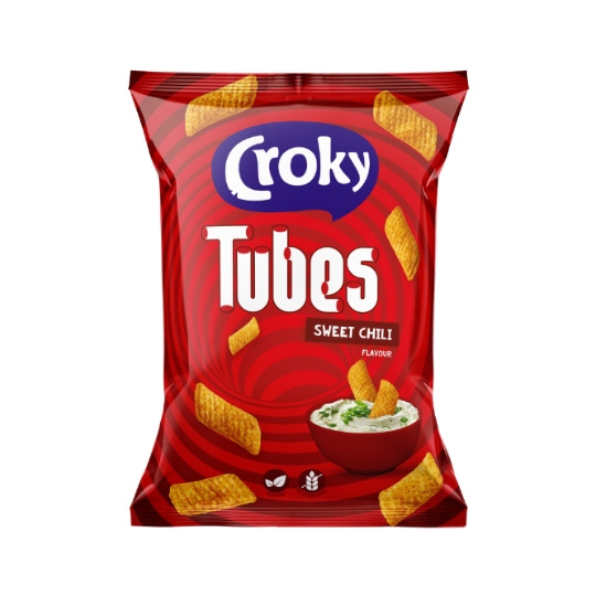 Chips Tubes Sweet Chili CROKY UB FRANCE