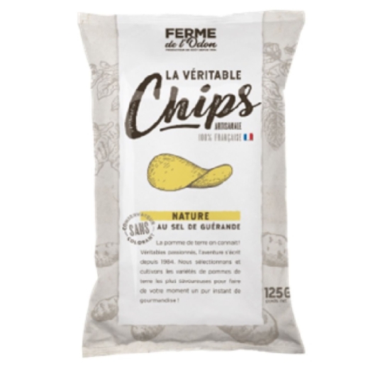 Chips Nature au Sel de Guérande FERME DE L'ODON