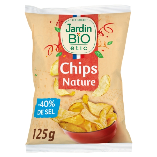 Chips pomme de terre nature Bio JARDIN BIO ETIC