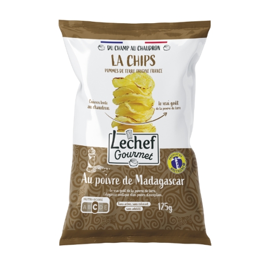 Chips de pomme de terre au poivre sauvage de Madagascar LA CHIPS TERRES DE BREIZH