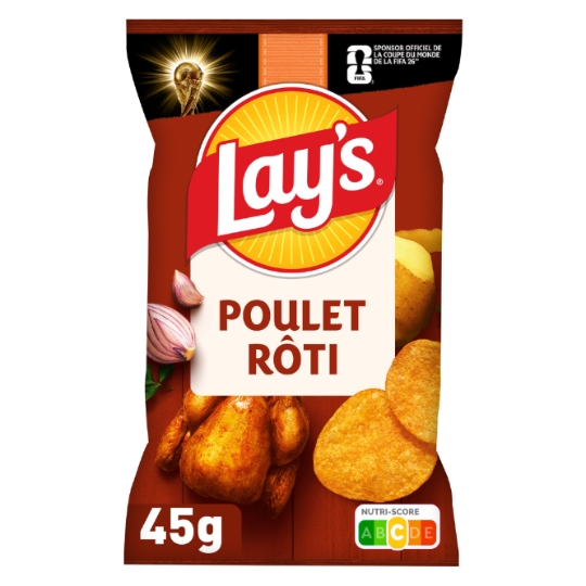 Chips saveur Poulet rôti LAY'S