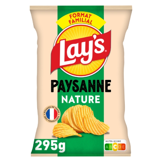 Chips Recette Paysanne Nature Format familial LAY'S