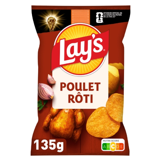 Chips saveur Poulet rôti LAY'S