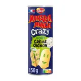 Biscuits Apéritifs Tuiles Saveur Crème Oignon Crazy MONSTER MUNCH