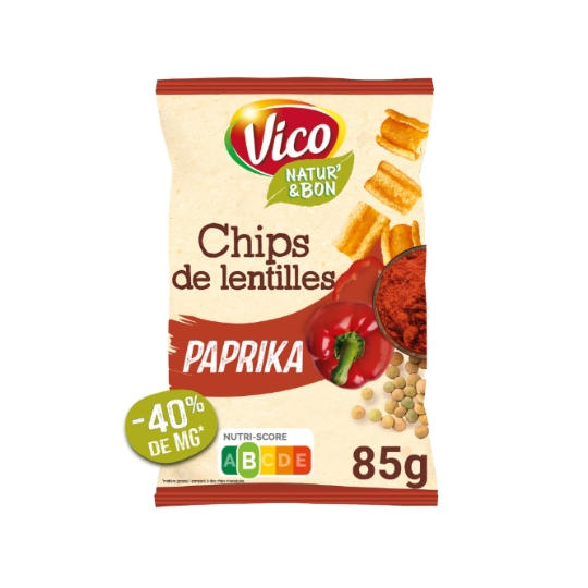 Chips de lentilles Saveur Paprika NATUR' & BON VICO
