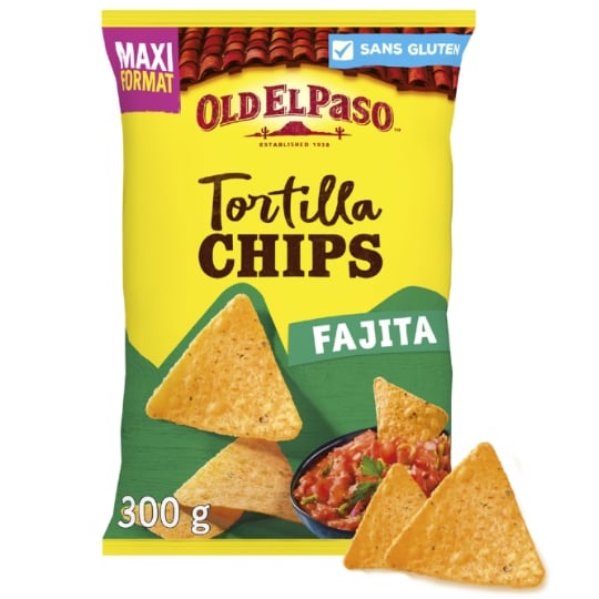 Chips Tortilla Fajita Maxi Format OLD EL PASO