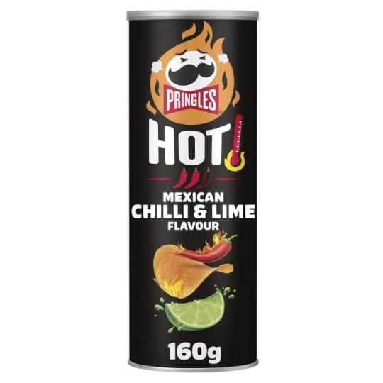 Chips tuiles hot mexican chili et lime PRINGLES
