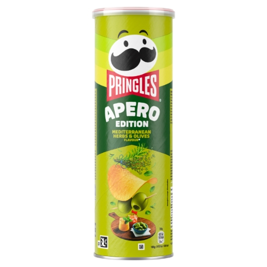 Chips Tuiles Saveur Herbes méditerranéennes et Olives PRINGLES