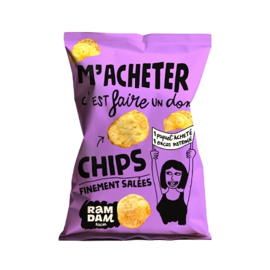 Chips Finement Salées RAMDAM SOCIAL