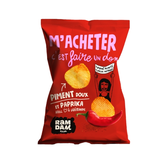 Chips Piment Doux et Paprika RAMDAM SOCIAL