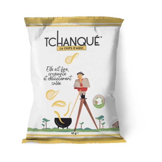 Chips au Sel de Salies-de-Béarn TCHANQUE, LA CHIPS D'AQUI