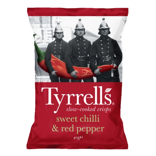 Chips Piment doux et poivron TYRRELL'S