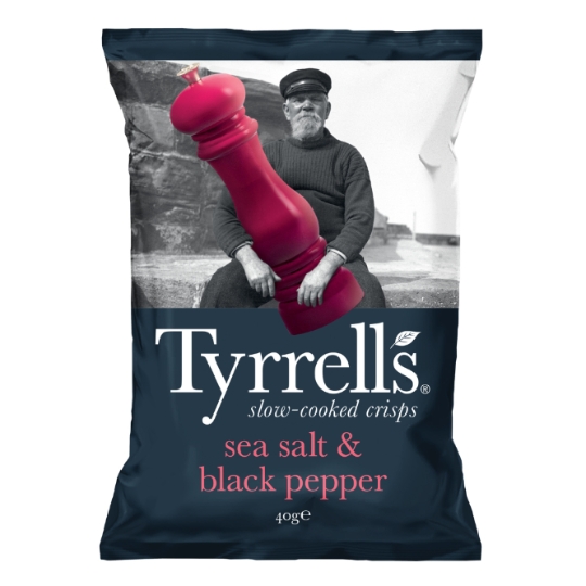 Chips Sel de mer et poivre concassé TYRRELL'S