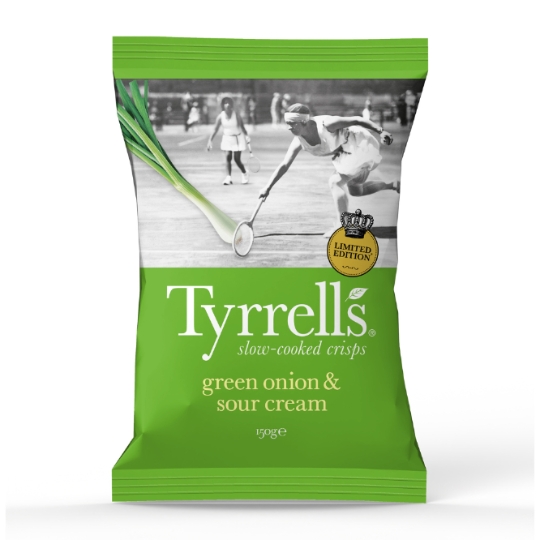 Chips de Pomme de Terre Goût Oignon Vert et Crème TYRRELL'S