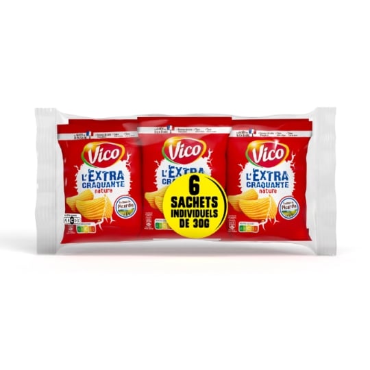 Chips Extra Craquantes Multipack Nature VICO