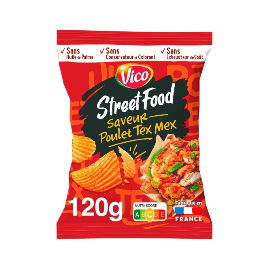 Chips Street Food Saveur Poulet Tex Mex VICO