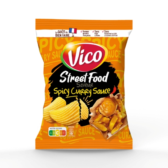 Chips Street Food Saveur Spicy Sauce Curry VICO