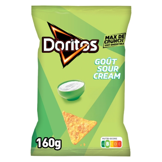 Chips tortilla goût Crème aigre DORITOS